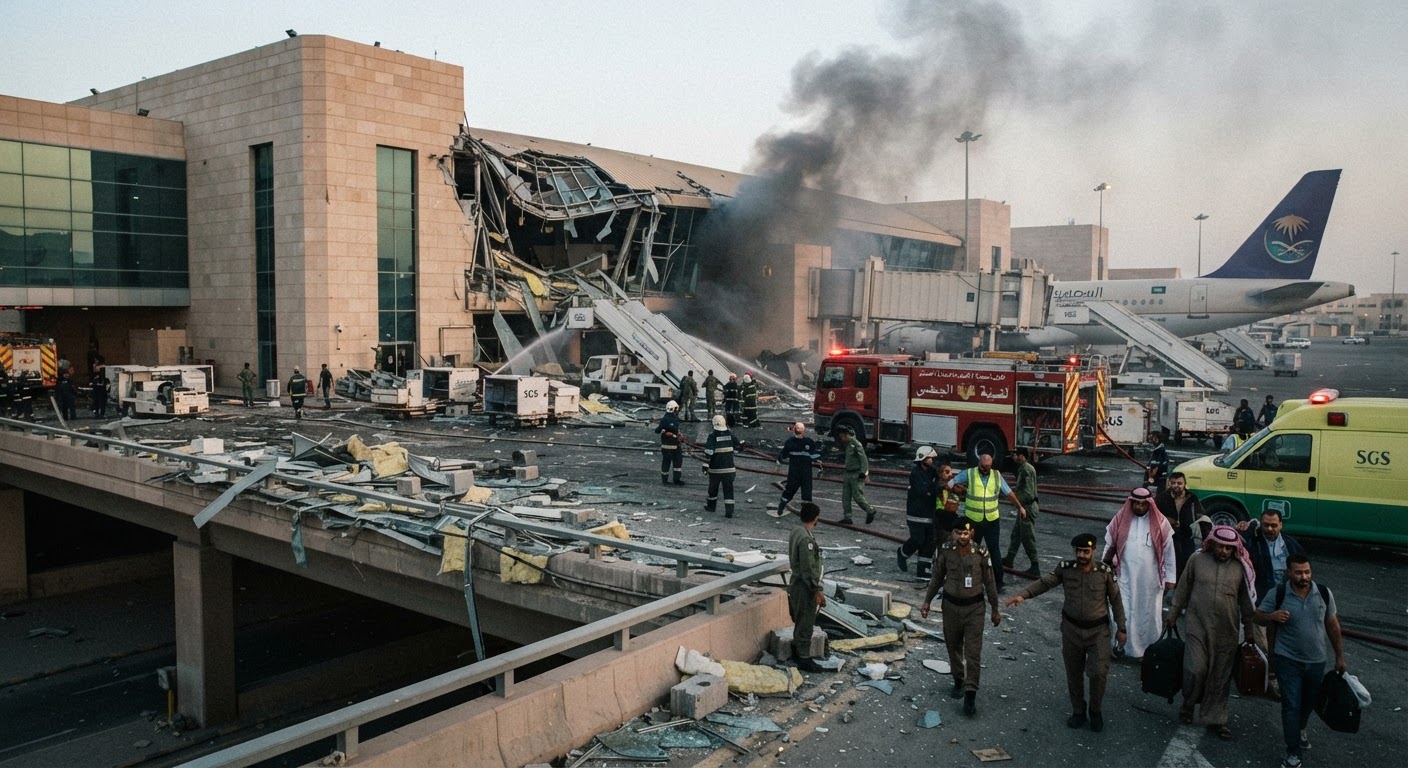 Missile Strikes Hit Saudi Airports and Tanker Near Qatar