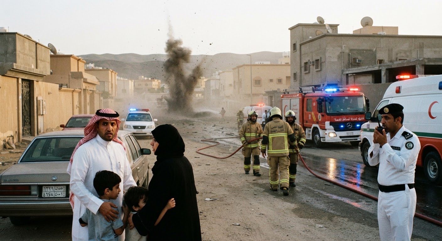 Missile Barrage Hits Saudi Cities: Air Defenses Intercept Houthi Strikes
