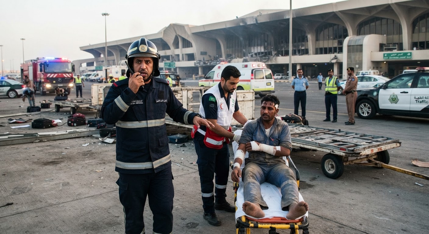 Indian National Killed, Two Injured in Dammam Airport Strike