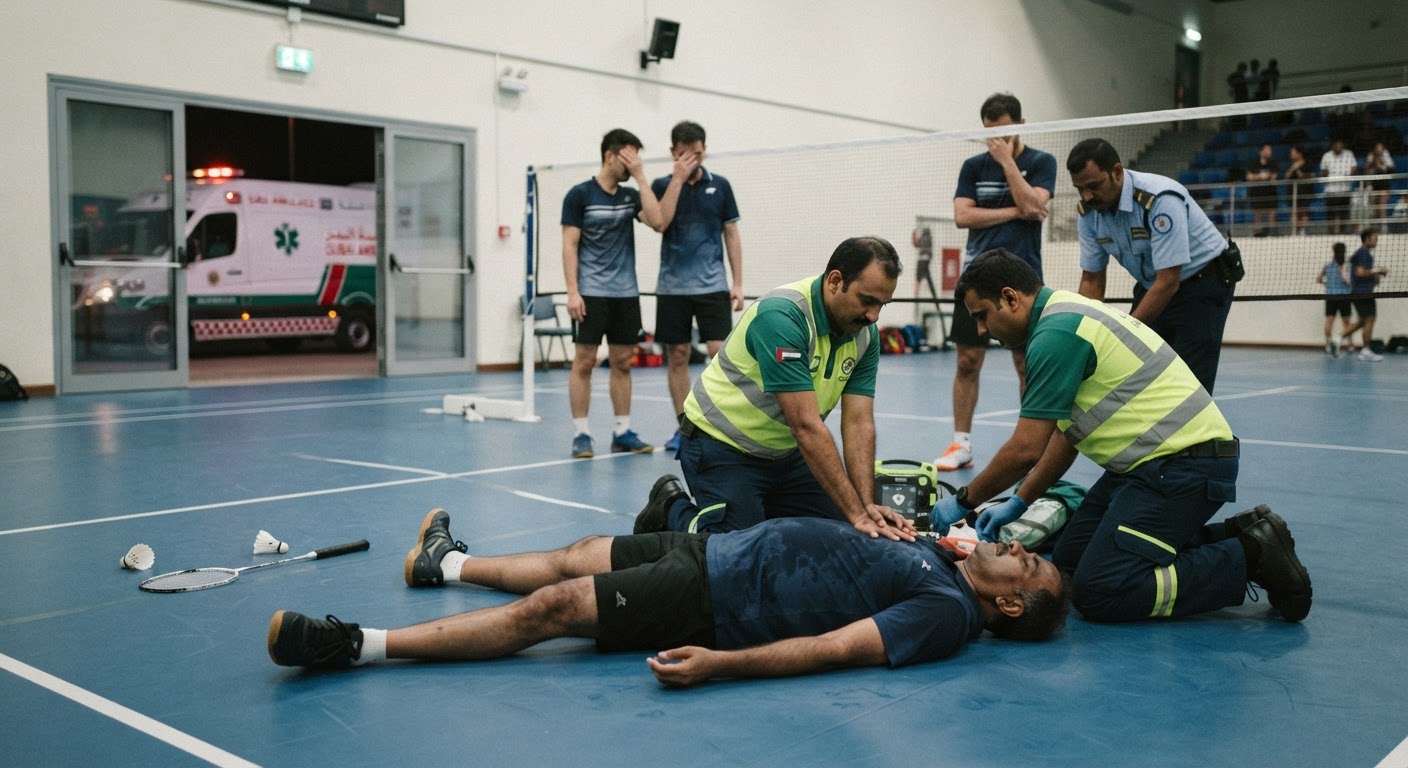 Indian Expat Dies of Cardiac Arrest After Badminton in Dubai