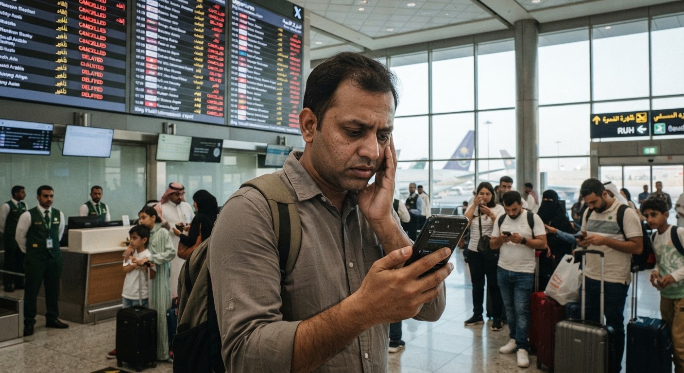 Flight Chaos: Expats Fear as Saudi Disruptions Rise