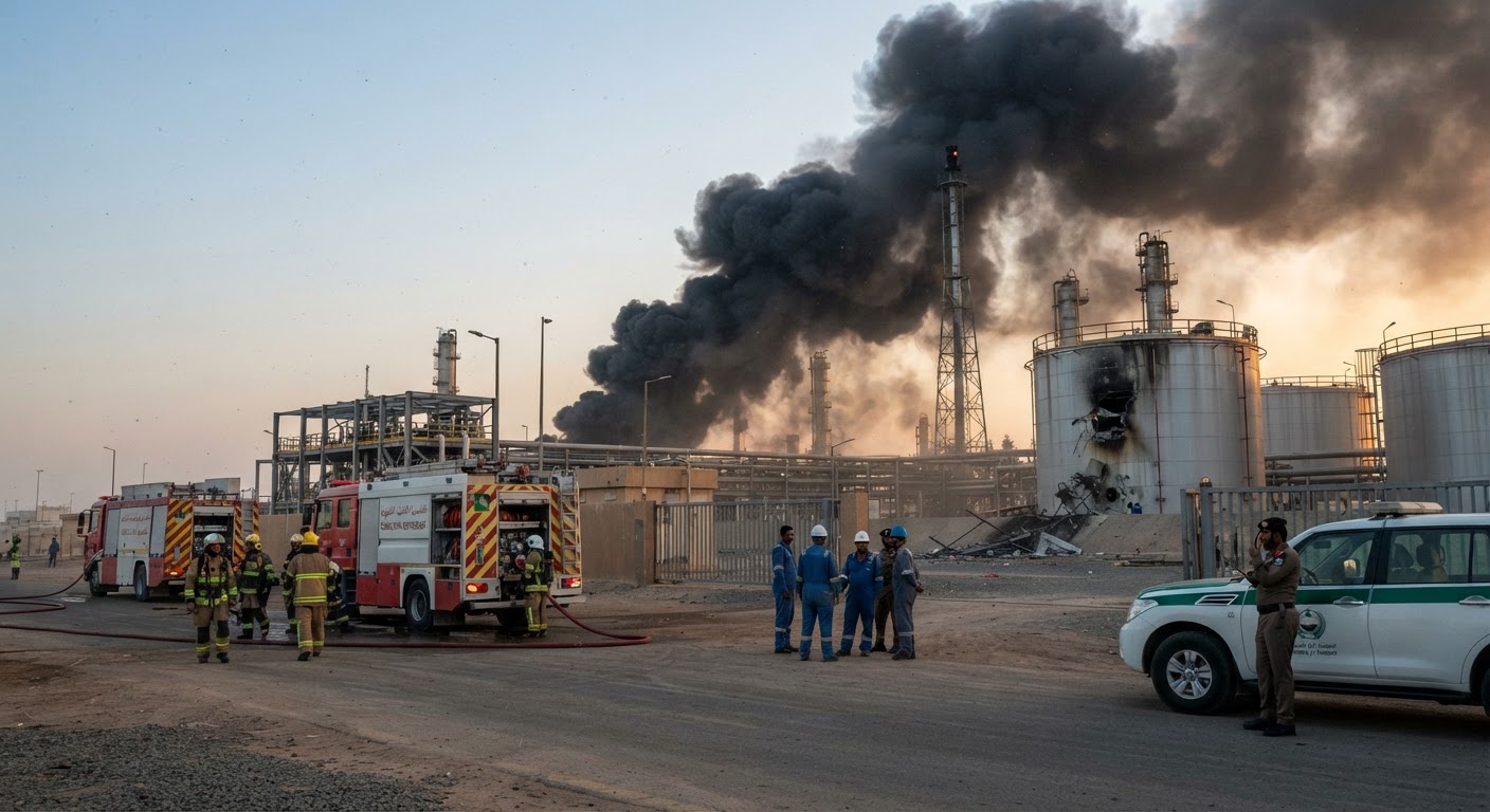 Houthi Missile and Drone Strikes Target Riyadh and Aramco Oil Hubs