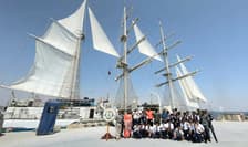 INS Sudarshini Welcomes 500+ Indian Expats in Salalah