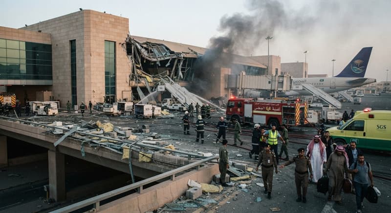 Missile Strikes Hit Saudi Airports and Tanker Near Qatar