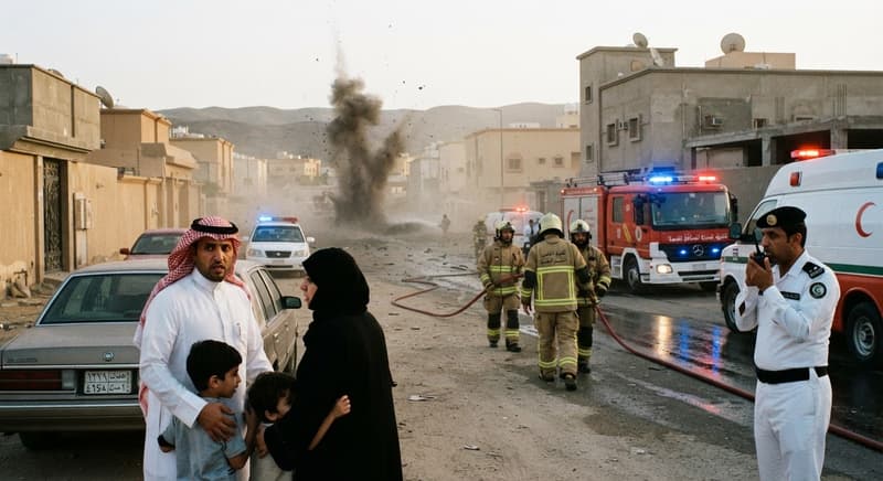 Missile Barrage Hits Saudi Cities: Air Defenses Intercept Houthi Strikes