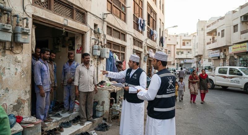 Muscat Bans Mixed Family and Bachelor Housing