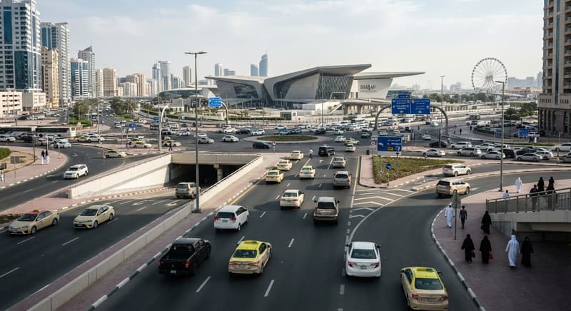 Sharjah’s Al Taawun Square Set to Reopen November 4 to Slash Traffic Woes