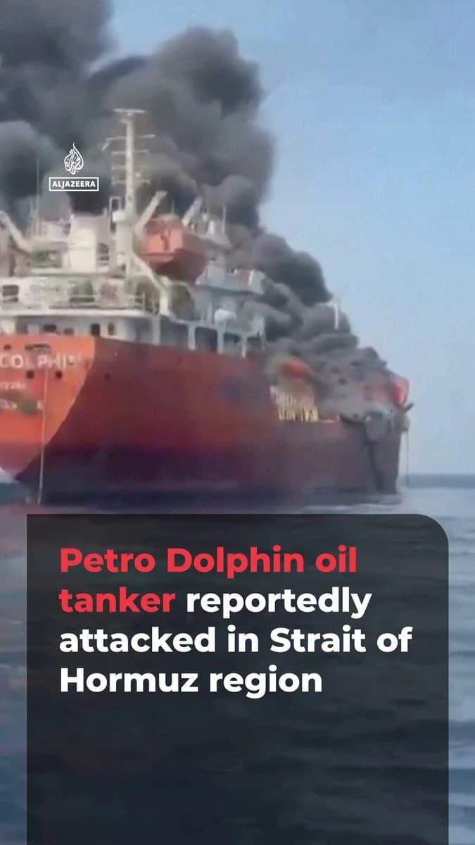 Two Indian Sailors Missing After Drone Strike on Oman Tanker