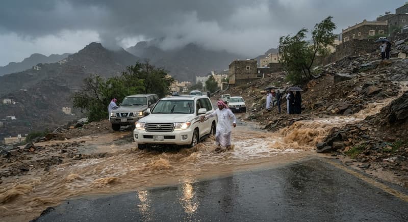 Red Alert: Saudi Arabia Braces for Heavy Rain and Flash Floods