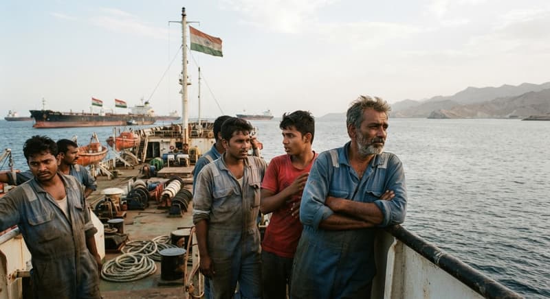 768 Indian Seafarers Trapped Near Oman After Deadly Attack
