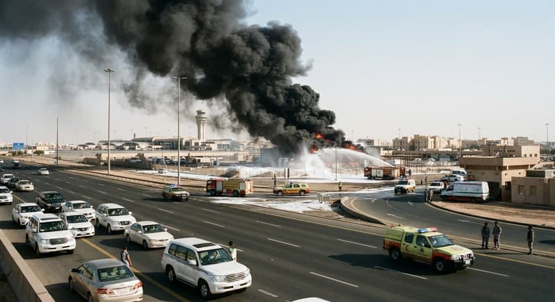 Riyadh Targeted: Houthi Missile Strikes Spark Aramco Fire Amid Iran’s Peace Terms