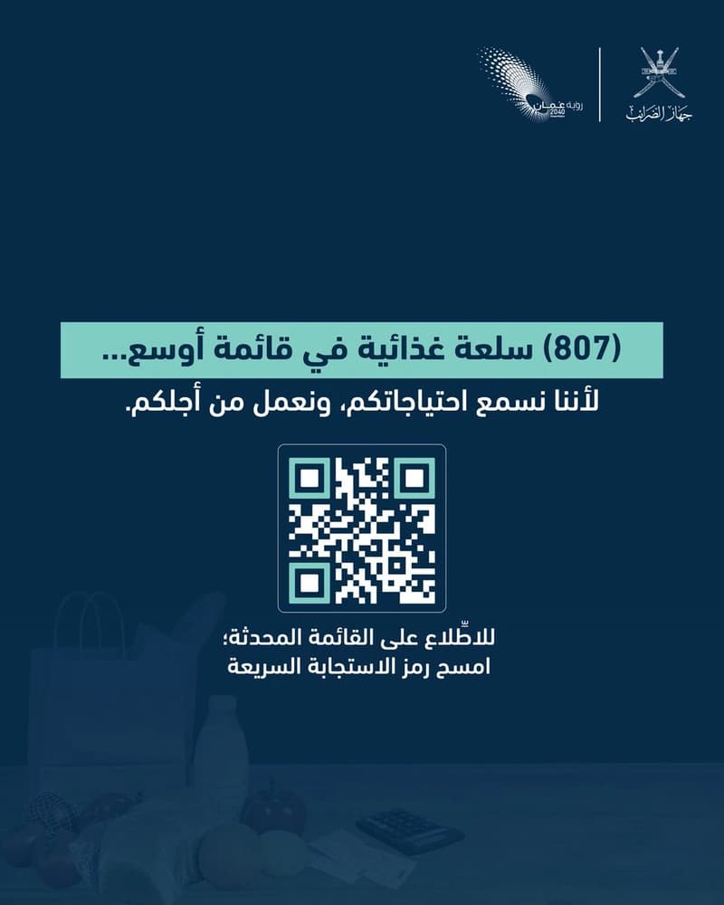Oman Removes VAT on 1,546 Essential Items
