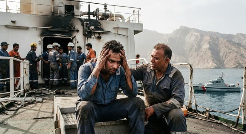 Hormuz Attacks: Two Tankers Hit, 153 Indian Seafarers Trapped in Escalating Conflict