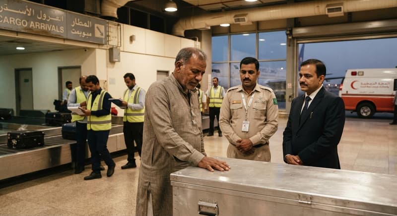 Tragedy in Riyadh: Azamgarh Man's Body Returns Home After Unexplained Death