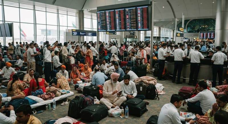 Thousands of Indian Expats Stranded by UAE Flight Cancellations