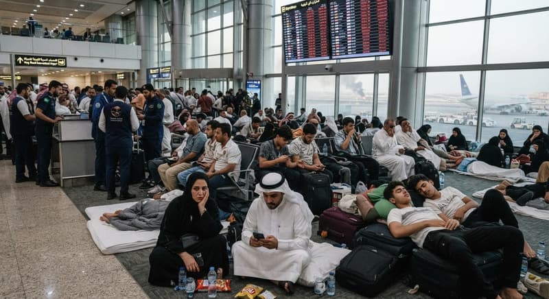 Massive Flight Delays Hit Riyadh Airport After Smoke and Fire