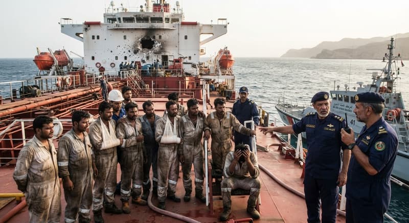 Indian Seafarers Safe After Tanker Attacks Near Strait of Hormuz
