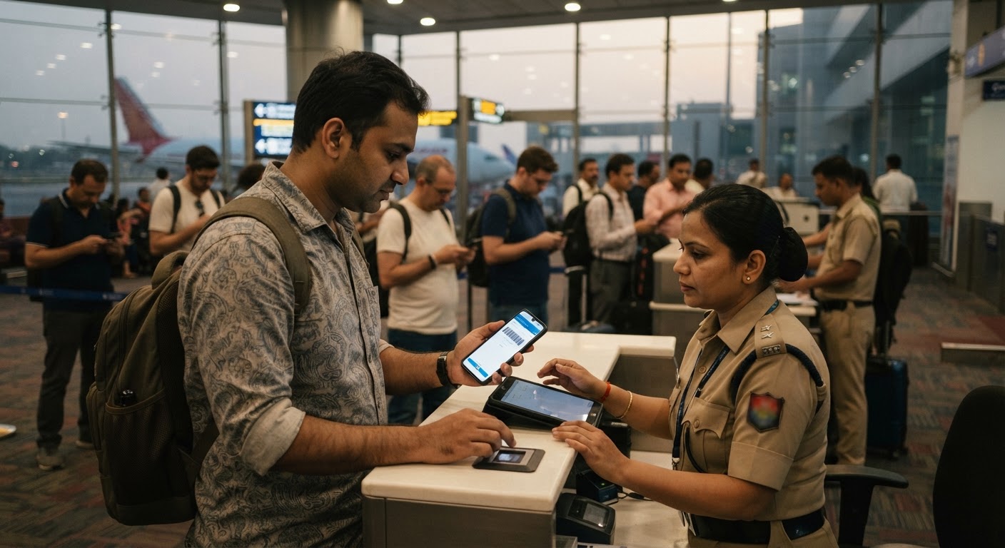 India Stops Boarding Pass Stamps And Accepts Mobile E-Passes
