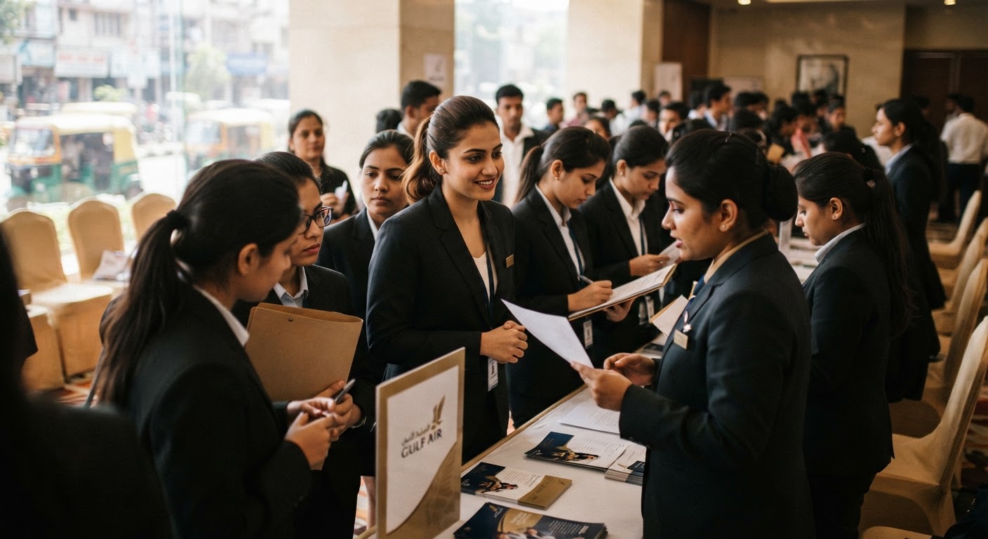 Gulf Air Announces Exciting Cabin Crew Jobs in Bangalore and Delhi