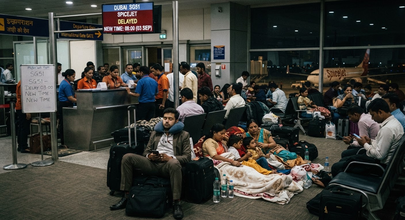 Discover Shocking 11-Hour Pune Dubai SpiceJet Flight Delay