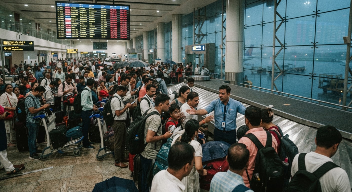 Massive Delhi Airport Storm Disrupts Flights And Travel Plans