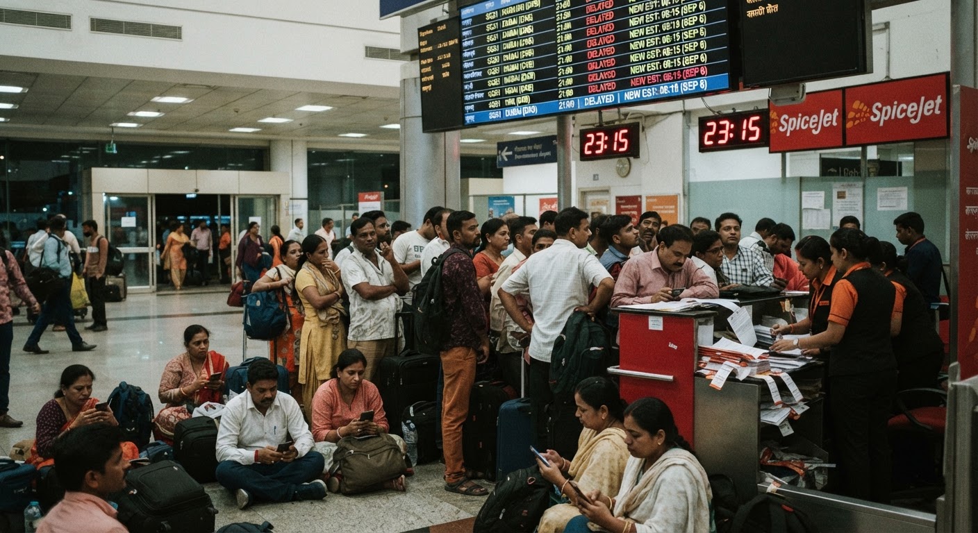 SpiceJet Pune-Dubai Flight Faces Major Delays And Cancellations