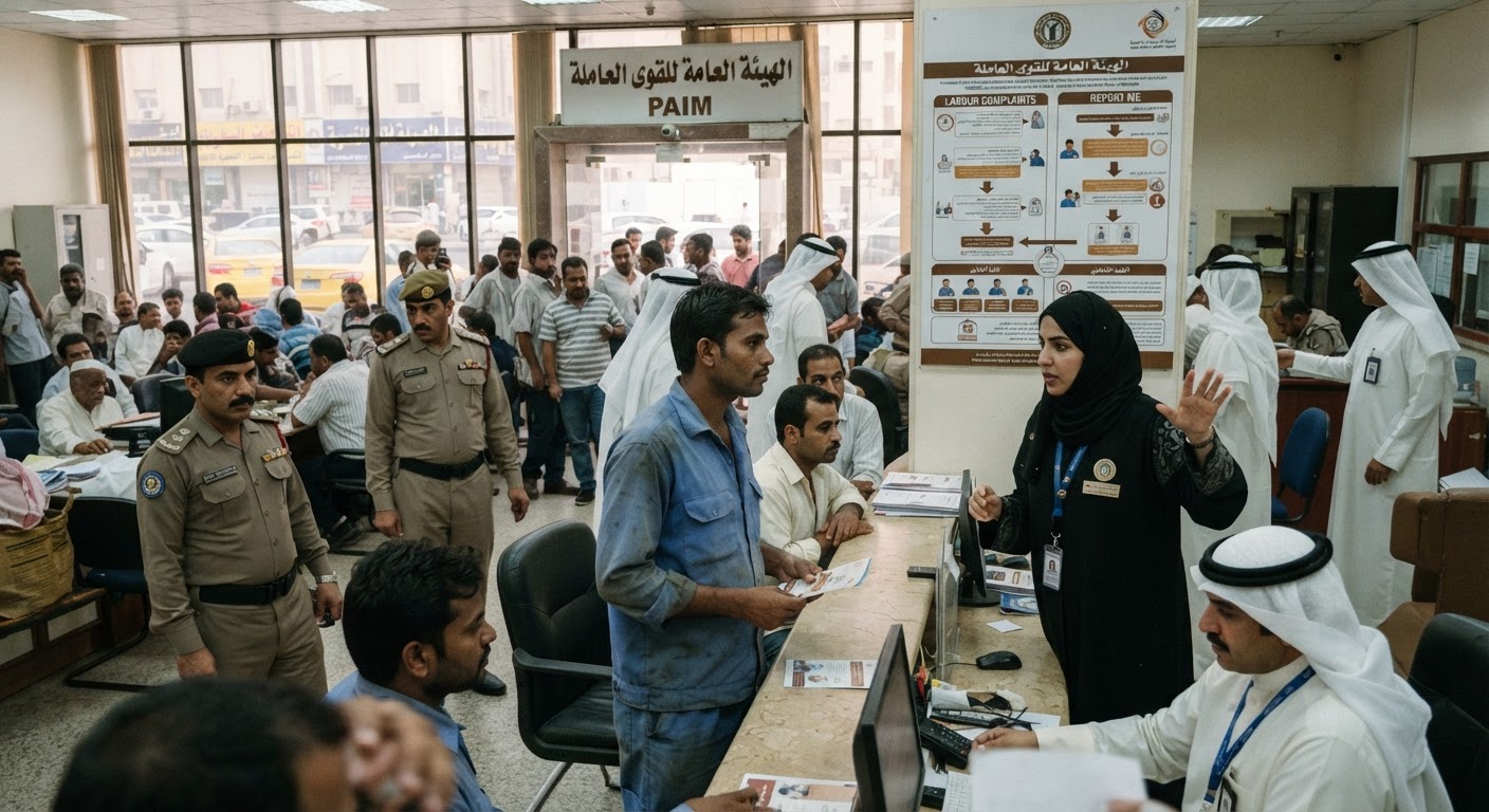 Kuwait PAM Explains Labour Complaints Vs Report Me Rules