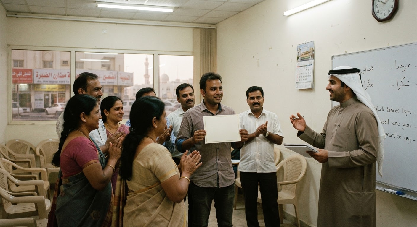 Indian Community Group Successfully Completes First Arabic Course for Expats in Qatar