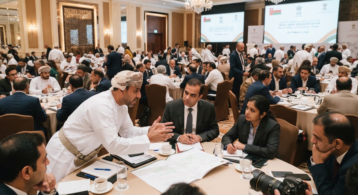 Oman India Business Forum Held in Muscat to Boost CEPA Trade Deal
