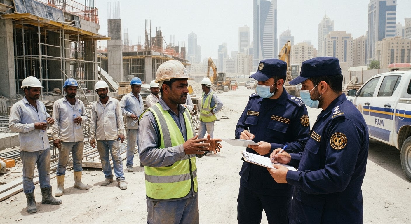 Kuwait Cracks Down on Heat: 155 Companies Caught Breaking Midday Work Ban