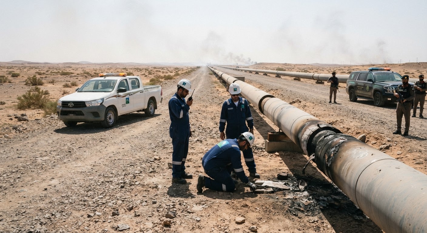 Saudi Arabia Shuts Vital Oil Pipeline After Drone Attacks