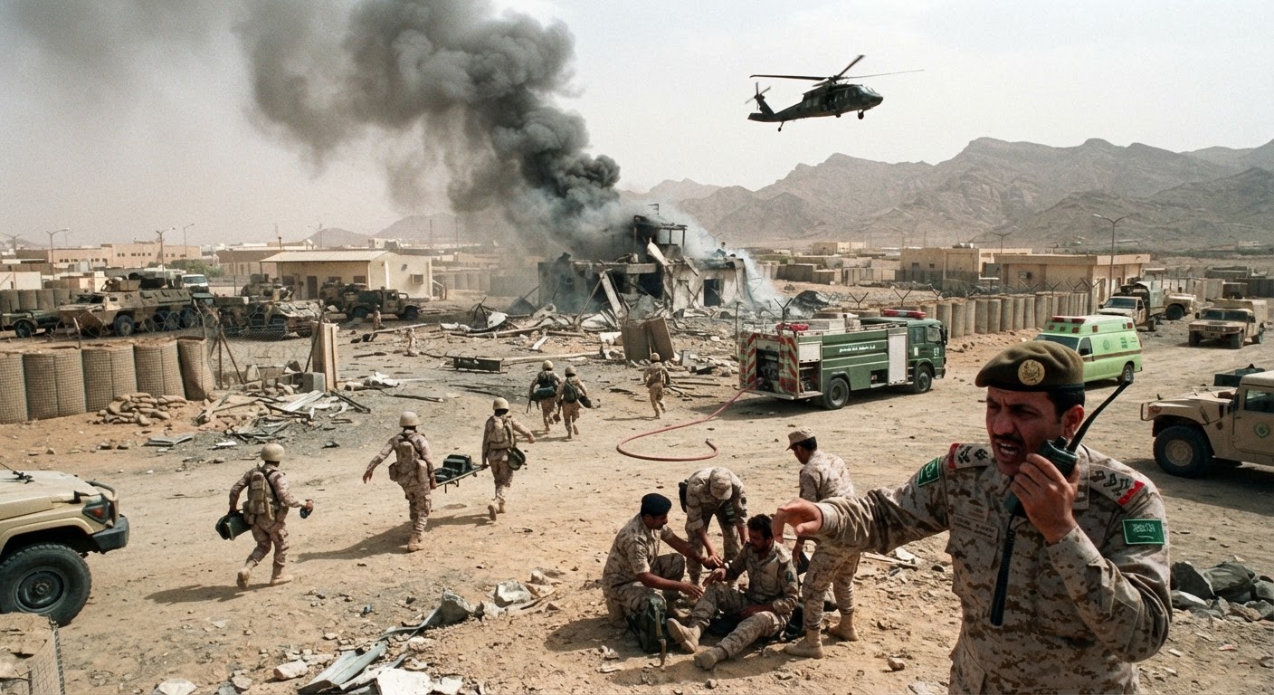Houthis Launch Major Missiles And Drones At Saudi Base And Vessel