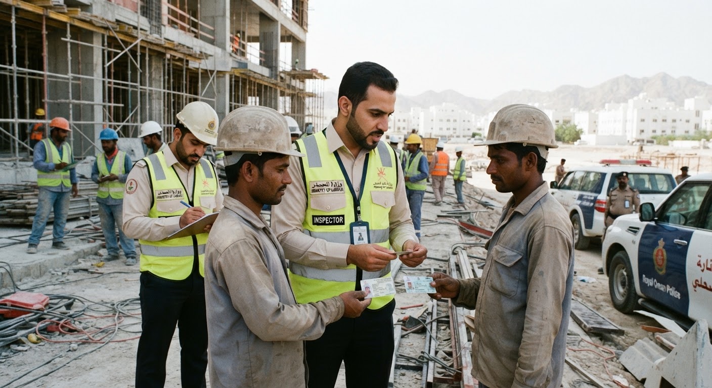 Oman Reports 11,172 Expatriate Labour Violations in H1 2026 With RO 3.245 Million Fines