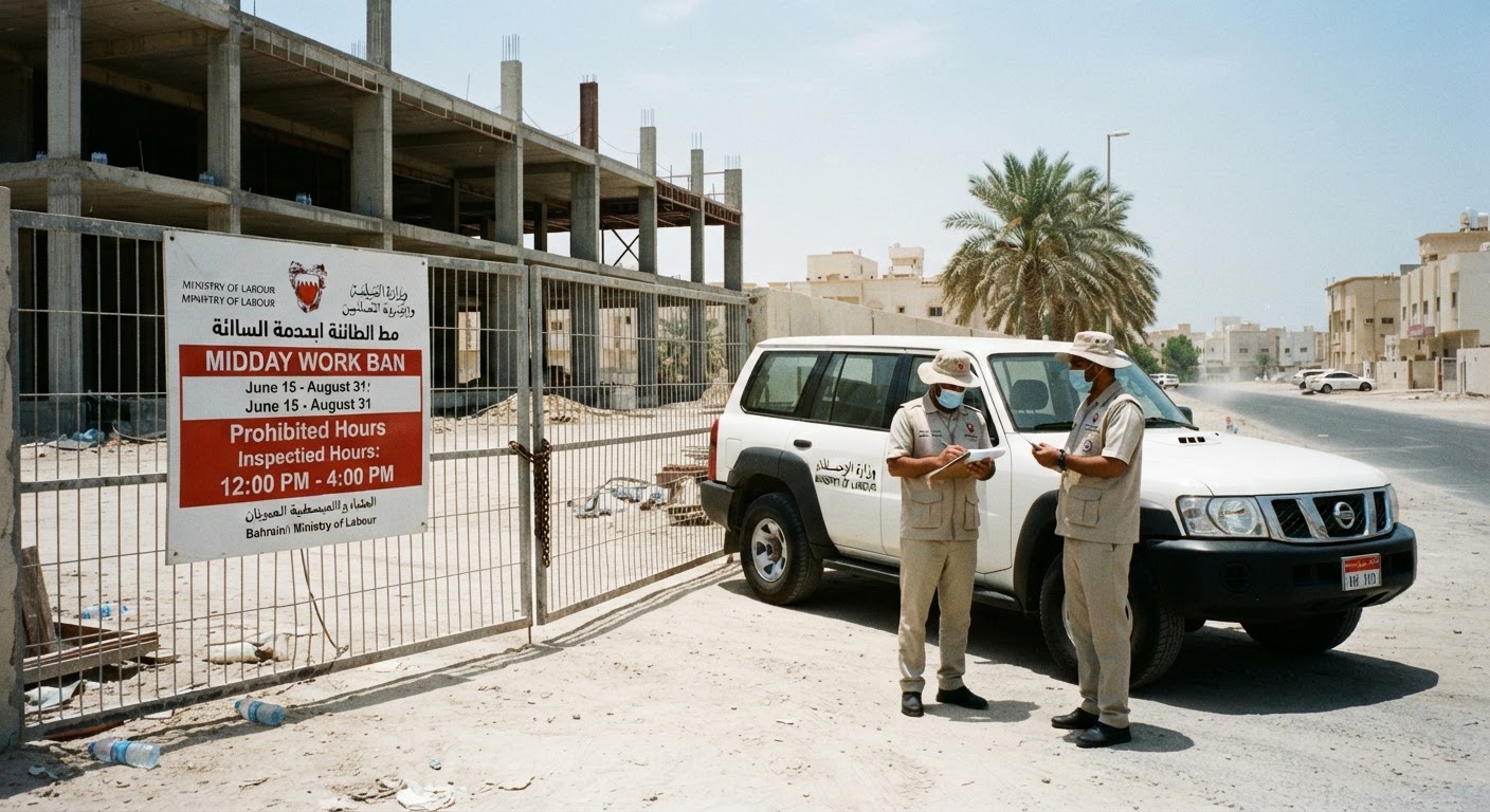 Bahrain Achieves 99.98 Percent Compliance With Summer Midday Work Ban