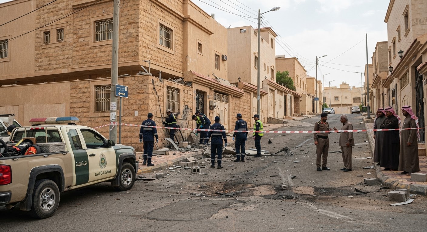 Houthi Drone Debris Kills One in Taif After Mecca Red-Line Strike