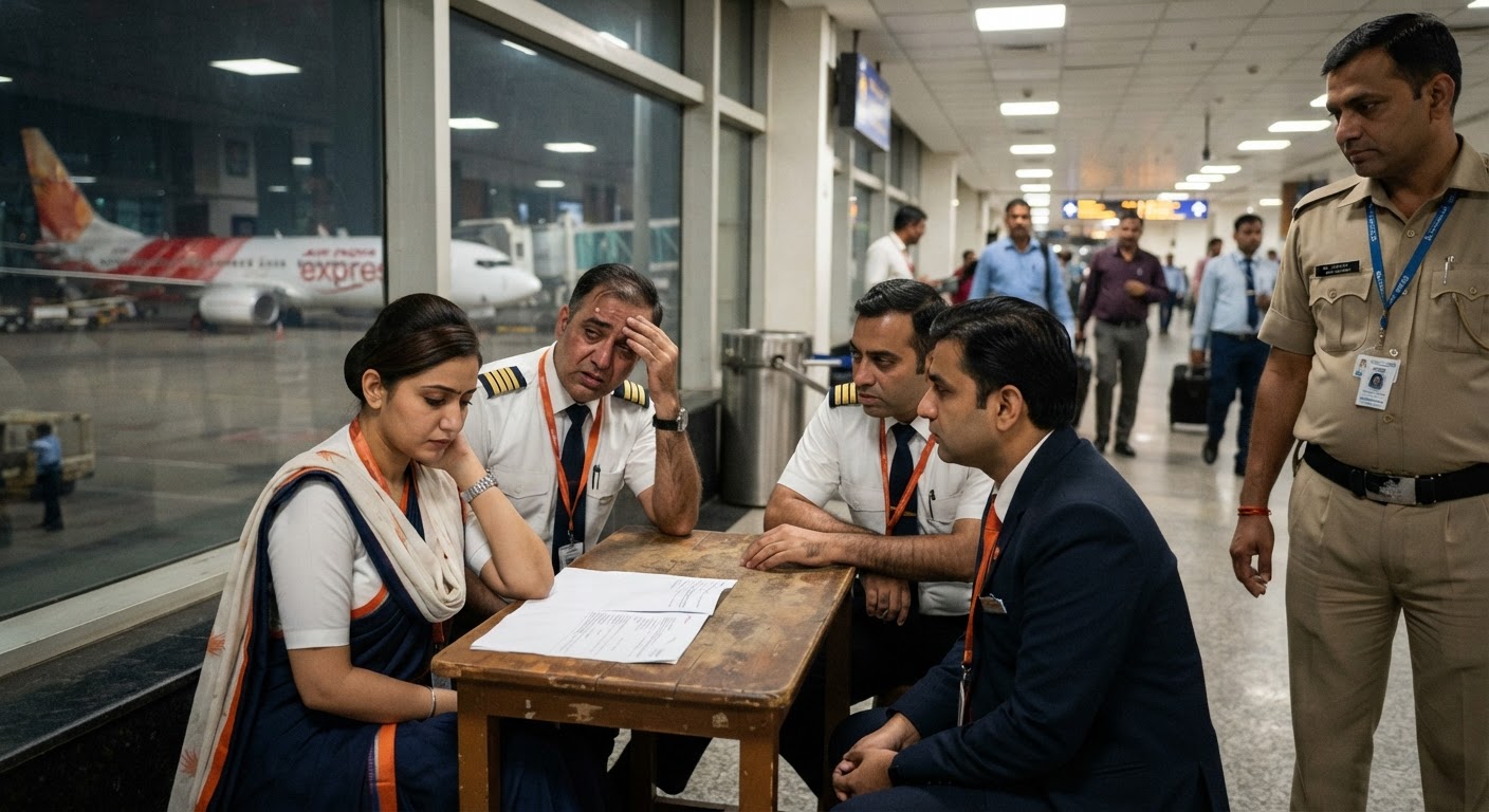 Shocking: Eight Air India Express Dubai Crew Suspended Over Test Delay