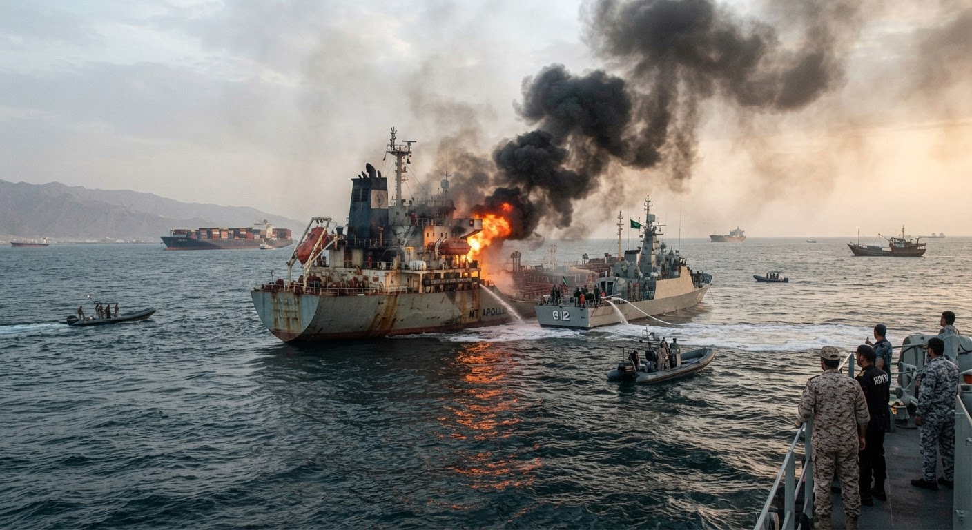 Gulf Crisis Escalates As Houthi Clashes And Tanker Fire Rock Region
