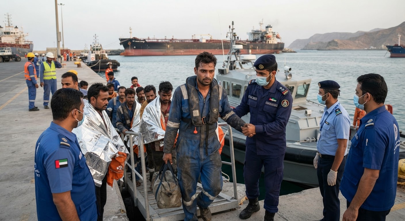 14 Indians Safe After Tanker Attack Near Hormuz